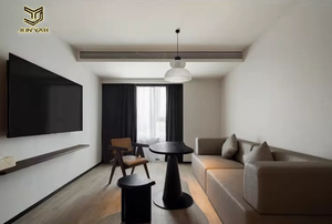 होटल के कमरों के लिए आसान आधुनिक लकड़ी के बेडरूम के फर्नीचर सेट, होटल के लिए आसान-से-स्थापित, अनुकूलन योग्य बिस्तर कमरा - Product Image 6