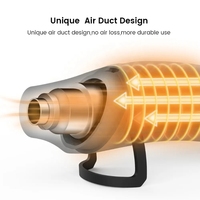 Pistola de Aire Caliente Mini al por Mayor, 230V, Enchufe del Reino Unido, Marca Privada, Herramienta de Calor Eléctrica Manual para Bricolaje