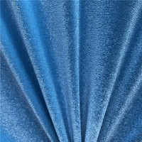 Tissu de velours de soie brillant Tissu de velours de velours écrasé Tissu de velours de diamant KS de velours pour le marché du Maroc