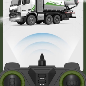 Shengxiong 640A 2.4G Remote <b>Control</b> Spray Sprinkler Alloy <b>RC</b> Dust Suppression Car Environmental Protection Simulation Model Car - Product Image 6