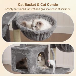 <b>Cat</b> Tree Tower Condo Furniture <b>Scratch</b> <b>Post</b> <b>for</b> Kittens Pet House Play - Product Image 4