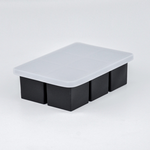 Moldes de cubitos de hielo cuadrados grandes de 2 pulgadas sin BPA, bandejas grandes de <span class=keywords><strong>silicona</strong></span> de fácil liberación con tapa extraíble - Product Image 2