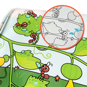 Esummi Nuovo Design Set di Libri da Bagno per Bambini a Forma di Zucca con Adesivi, <span class=keywords><strong>Libro</strong></span> Morbido per Bambini, Cambio Colore Magico in Acqua - Product Image 3