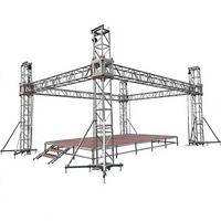 Structure de scène extérieure en aluminium pour éclairage, tour de scène pour événements et spectacles