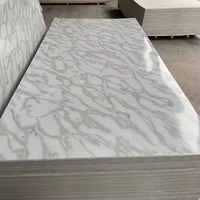Panneau mural en PVC imperméable au design marbré, résistant aux UV, anti-humidité, garantie 5 ans, pour la décoration intérieure de la maison (vente en gros)