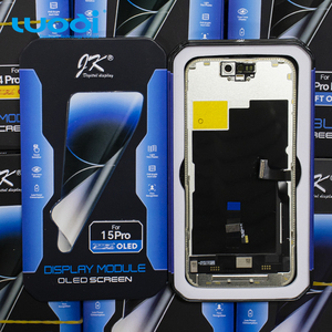 Écrans LCD pour téléphones mobiles JK OEM FHD pour <span class=keywords><strong>iPhone</strong></span> 15 Pro sans cadre, grossiste, remplacements d'écrans tactiles Incell, Pantalla 100% <span class=keywords><strong>test</strong></span>é - Product Image 1
