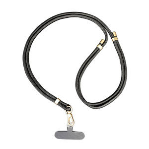 Wanlisheng Phone <b>Lanyard</b> 6mm <b>Polyester</b> Adjustable Crossbody Neck Strap Anti Loss Chain Gray - Product Image 1