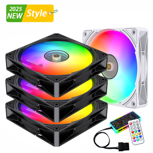 Lovingcool 120mm ARGB RGB hava PC Fan <span class=keywords><strong>CPU</strong></span> soğutucu ve oyun radyatör işlemci bilgisayar Atx durumda soğutma hayranları ile - Product Image 3