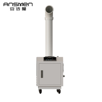 Humidificateur d'air industriel à économie d'énergie 3L/H, étanche, en acier inoxydable, nébuliseur ultrasonique 108m/h 35dB pour ferme de culture de champignons