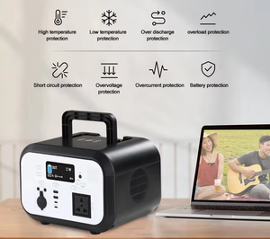 Portable Power Station Generator 600WH with 200W Foldable Solar Solar Powered MPPT Controller for Outdoor Use - Product Image 5