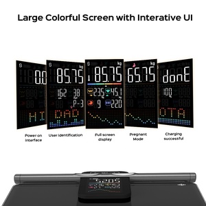 Para básculas de grasa corporal inteligentes de alta precisión, pantalla TFT de 8 electrodos para LCD inalámbrico alimentado por batería que pesa 180kg IMC - Product Image 3
