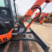 Miniexcavadora HITACHI ZX55U de 5.5 Toneladas Usada en Japón, de Alto Rendimiento, para Reconstrucción de Terrenos Agrícolas y Trabajos en Patios Traseros