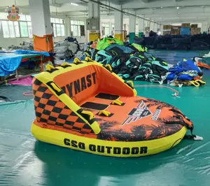2 người nhà máy towable Inflatable trượt nước thể thao dây thừng ống điện thể thao dưới nước Hội Đồng Quản trị cho khu nghỉ mát trò chơi dưới nước
