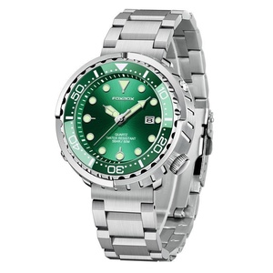 Montre à quartz classique pour homme de haute qualité, étanche 50 m, aiguilles lumineuses, affichage du calendrier, bracelet en acier inoxydable, montre de luxe - Product Image 4
