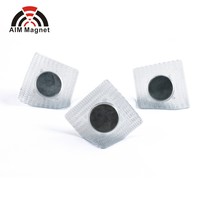 N52 Prix d'usine Aimant invisible en néodyme fort PVC imperméable à l'eau Aimants boutons pour la couture de vêtements Disque permanent 10 jours