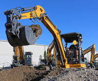Miniexcavadora XE35U de 3.5 Toneladas, Excavadora Pequeña sobre Orugas para Construcción Urbana, Paisajismo, Tendido de Tuberías, Motor, Bomba, Engranaje, PLC