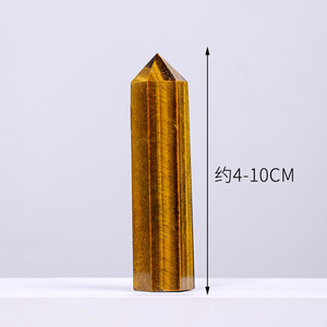 Torre in <span class=keywords><strong>Cristallo</strong></span> <span class=keywords><strong>di</strong></span> <span class=keywords><strong>Occhio</strong></span> <span class=keywords><strong>di</strong></span> <span class=keywords><strong>Tigre</strong></span> Naturale Striato Lucidato e Inciso per Reiki e Bilanciamento dei Chakra - Vendita all'Ingrosso - Product Image 2