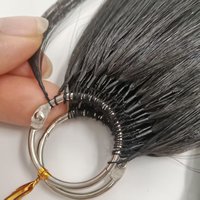 Extensions de cheveux en plumes de troisième génération en forme de A, sans pliage, en cheveux humains vierges Remy, invisibles et confortables – Ventes flash usine