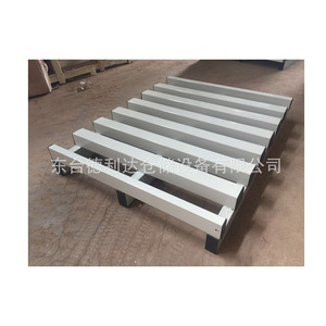 Delida Feed Steel Pallet 2.0T Single-Sided Reinforced 4-Way Entry For Storage - Product Image 4