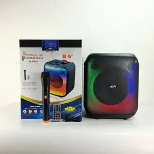 T OEM fabbrica doppio Woofer Party Speaker con luci RGB Wireless Power Party altoparlante portatile casse Boombox
