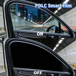 Film <span class=keywords><strong>teinté</strong></span> électrique pour vitres de voiture, film PDLC pour pare-brise, verre intelligent pour voitures - Product Image 1