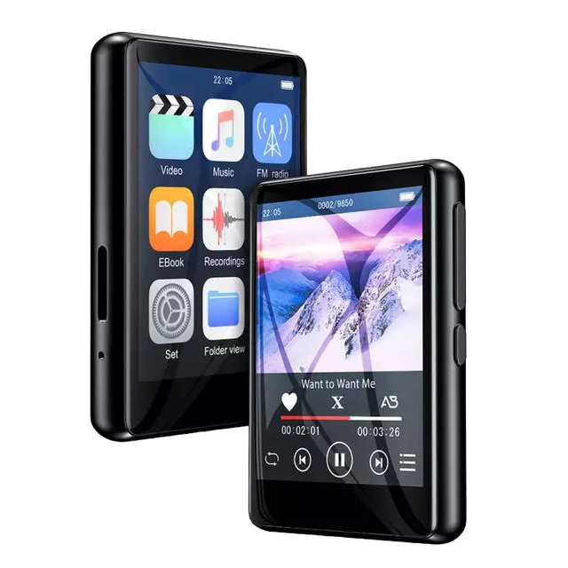 2.4-Inch Hi-Fi Touch Screen MP3/MP4 Player with FLAC Support EBook FM Radio Recording & Dictionary Features