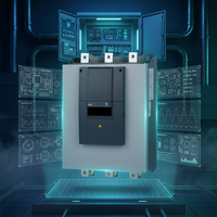 Sosiat AC Soft Starter SHR3D370-400 dengan RS485 dan Output Analog 4-20mA Opsi Ganda 370A 400V 200KW IP20