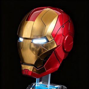 Nuevo <span class=keywords><strong>Casco</strong></span> Eléctrico de <span class=keywords><strong>Iron</strong></span> <span class=keywords><strong>Man</strong></span>, Máscaras de Fiesta en Negro, Dorado, Plateado y Azul, con Control por Voz - Product Image 5