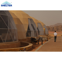 Tipo grafeno casa domo prefabricada domos Igloo Glamping Dôme de luxe extérieur en PVC Maison d'hôtel Dômes géodésiques Tente à vendre