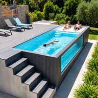 Piscine hors sol en fibre de verre de style spa, pour jardin, à prix d'usine, pour enfants
