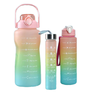 Tristan Bouteille en plastique géante 2L sans Bpa avec couvercle de motivation étanche Eau chaude Applicable Gallon en plastique à grand volume - Product Image 2