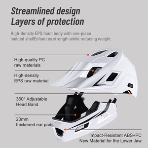 バランスバイク/自転車/スクーター保護具子供用フルフェイスヘルメットに乗るデュアルスポーツヘルメット安全認定 - Product Image 5