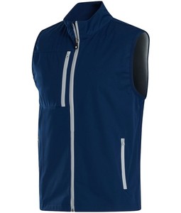 Gilet de golf léger pour homme, entièrement zippé, en softshell, finition hydrofuge, respirant et extensible - Product Image 1