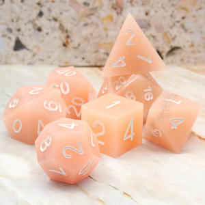 Juego de Dados Rosa Brillante, Colección de Dados, Regalo para Maestro de Juego de Rol, Dados Decorativos de Resina - Product Image 3
