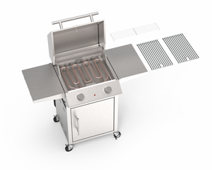 Horno Asador de Pollos <span class=keywords><strong>XinDao</strong></span> en Oferta, Compatible con Biocombustible, Multifuncional, de Aleación de Aluminio y Acero Inoxidable para Exteriores - Product Image 3