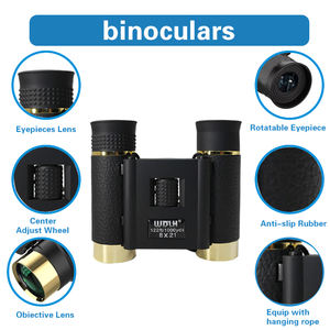 Binoculares Compactos Portátiles Linhuida 8x21, Lentes con Recubrimiento Completo HD, Alta Potencia, para Observación de Aves y Caza, Telescopio Profesional - Product Image 5