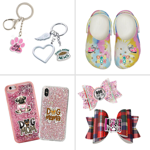 Resina de Mamá Perro, Acrílico Transparente con Purpurina Plana <span class=keywords><strong>para</strong></span> Pulseras, Insignias, Maquillaje, Cabujones, Abalorios, Lazos <span class=keywords><strong>para</strong></span> el Cabello, Llaveros, Regalos, Manualidades - Product Image 2