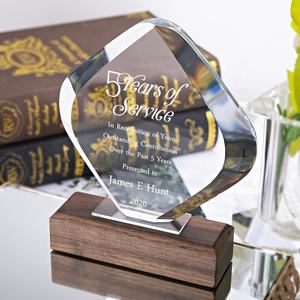 Ehre des Kristalls benutzer definierte Plaque Metall Silber Sternform Kristall Award Silver Star Crystal Glass Trophy Awards - Product Image 4