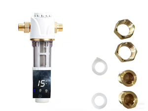 Préfiltres à eau manuels rapides 40/100 microns filtre à eau en maille d'acier inoxydable enlever la rouille des sédiments pour la maison - Product Image 5