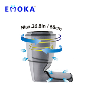 Электрический вибромассажер для ног и бедер EMOKA (производство Китай), с подогревом, таймером, короткий плюшевый материал, для улучшения кровообращения - Product Image 3