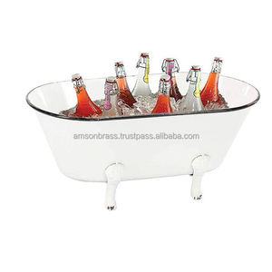 ถังแช่ไวน์ทำจากโลหะทรงรีถังแช่ไวน์ทำจากทองแดงแบบคลาสสิกสำหรับถังใส่ไวน์ทำจากโลหะแข็ง - Product Image 6