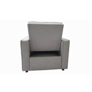 أريكة صناعية بسيطة قابلة للتمديد مع تنجيد مخملي، أريكة استرخاء فردية تتحول إلى سرير للشقق وغرف المعيشة وغرف النوم والفنادق - Product Image 4