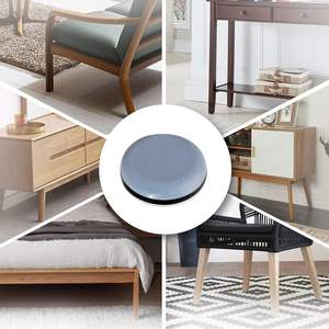 Zelfklevende Ptfe Blauwe Meubelschuifregelaars Voor Zware Stoelen Tafelkast Sofa Been Glijbanen Met Verminder Geluiden En Vloerbescherming - Product Image 5