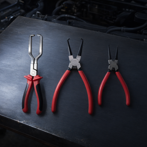 Pince à connecteurs de conduite de carburant Xinxuantao, ensemble de 3 pièces, outil de démontage de collier de serrage en acier pour réparation automobile - Product Image 2