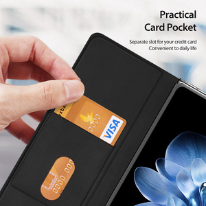 Nueva funda para teléfono con ranura para tarjetas, adecuada para Xiaomi Fold4 con pantalla plegable, funda con soporte integrado y ranura para tarjetas. - Product Image 3