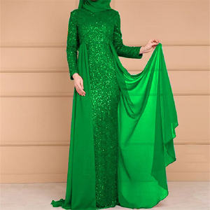 Nouveau soutien <span class=keywords><strong>Laitu</strong></span> pour la personnalisation des femmes vin rouge Phnom Penh luxe conservateur Abaya Robe islamique musulmane fabricant de vêtements - Product Image 3