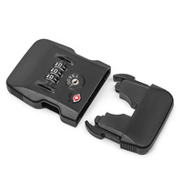 Accessoires de voyage portables OEM Serrure de valise approuvée par la TSA avec design moderne Serrure à combinaison pour l'emballage des bagages et l'insertion de la ceinture
