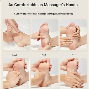 Müzik Fonksiyonlu Elektrikli Titreşimli Hava Yastıklı Bacak Masaj Aleti, Vücut ve Ayaklar için Kan Dolaşımını Artıran Masaj Makinesi - Product Image 4