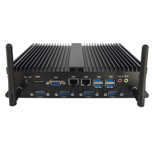 Mini PC Industrial SPC670 sin Ventilador, 6 Puertos COM, 2 Puertos LAN, 8 Puertos USB, para Pedidos al por Mayor - Product Image 1
