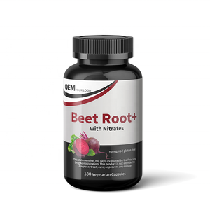Cápsulas de Óxido Nítrico de Remolacha al por Mayor con Nitratos y Prueba de COA para Vendedores de Plataformas de Comercio Electrónico - Product Image 1